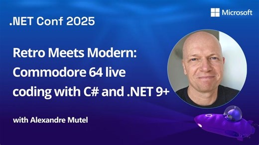 Retro Meets Modern: Commodore 64 live coding with C# and .NET 9+ | Kevin V.