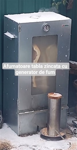 afumatoare tabla zincata cu generator de fum