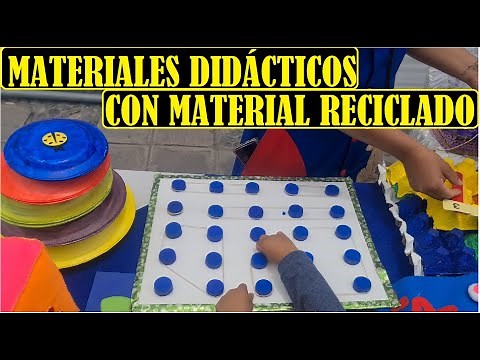 MATERIAL DIDÁCTICO con MATERIAL RECICLADO