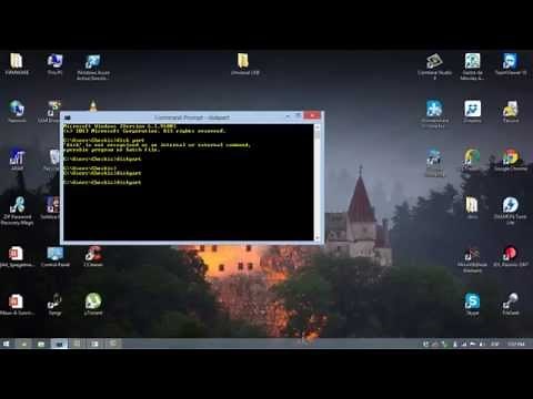 Como Formatear disco o usb con DISKPART DISK PART, CMD, COMANDOS.
