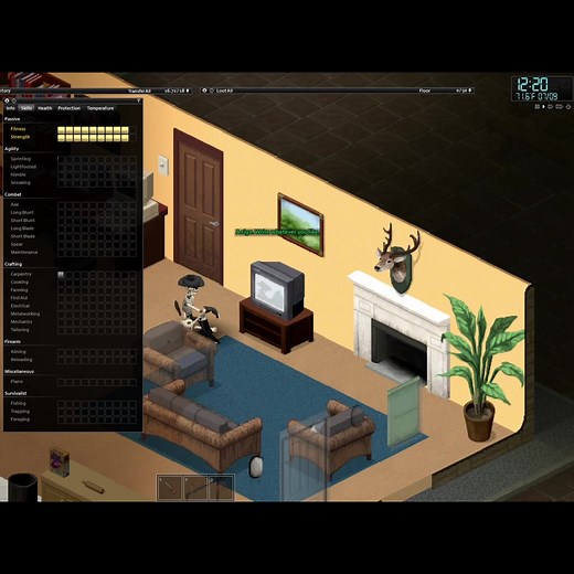 Project Zomboid - How To Glitch The TV to Build Your Skills - #projectzomboid #zomboid #zomboidtok #projectzomboidtips #projectzomboidguide #pcgaming #gaming #pz #gamingtips #zomboidtips