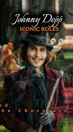 JOHNNY DEPP’s Most LEGENDARY Characters 🎬😱 #shorts