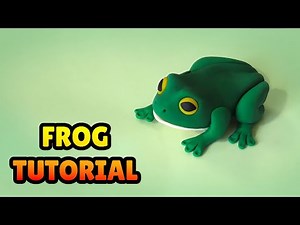🔴 DIY How to Make a FROG - Polymer Clay, plastilina and Fondant Tutorial