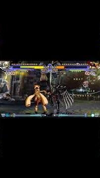 Λ-No.11 VS Taokaka - BlazBlue Continuum Shift 2 (PSP)