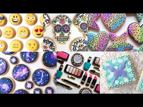 COLORFUL COOKIES! Cookie Decorating Compilation by SweetAmbs
