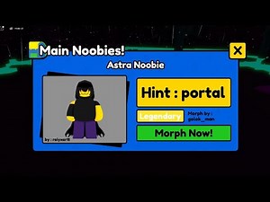 How To Get Astra Noob In Find The Noobies Morph | Roblox