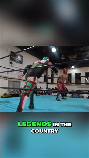 Disco Rey vs Alpha Danger: High-Energy Wrestling #shorts