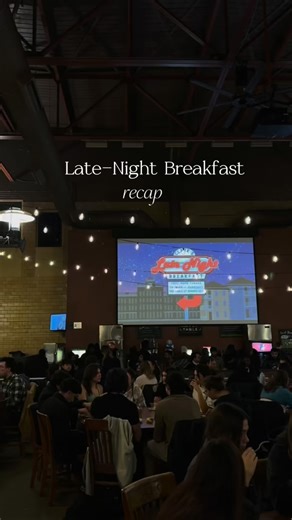 Clark University on Instagram: "Late-Night Breakfast ⏪🥞🥓🍳 — @turna.barua"