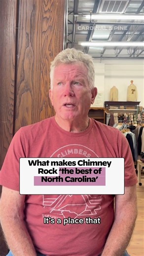 Much of Chimney Rock Village was washed away or damaged by the flood waters from Hurricane Helene last September. One year later, businesses are starting to reopen, allowing visitors to rediscover one of the most popular destinations in Western North Carolina. Peter O’Leary, the village’s mayor, and a small business owner of Bubba O'Leary's General Store, says the community represents “the best of North Carolina all in one place.” Watch O’Leary’s full remarks about what makes Chimney Rock so spe