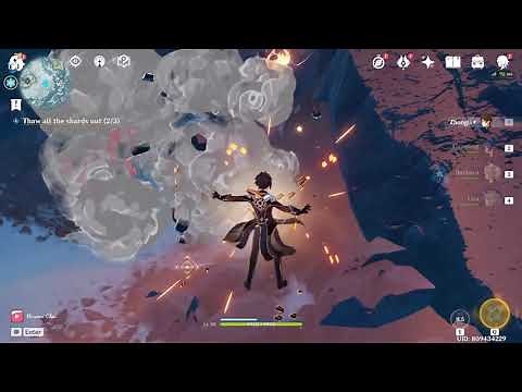 [Genshin Guide] Where to find the 2 seelie and thaw all shards in Starglow Cavern in Dragonspine