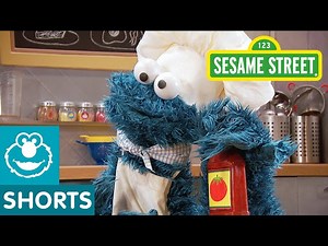 Sesame Street: Veggie Burger with Ketchup | Cookie Monster's Foodie Truck - Videos For Kids