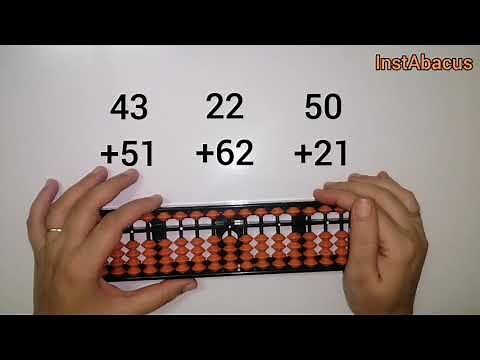 Simple Addition of two digit Numbers using Abacus | Addition using abacus | instabacus