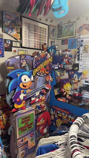 My top five items in the classic sonic room. ##SonicTheHedgehog##Sega##Sonic##SegaSonic##Top5##Merch##MerchHaul##VideoGameCollection##VideoGameCollector##GameCollection##GameCollector##ToyCollection##ToyCollector##Collection##Collector##GameRoom##ManCave##VideoGames##RetroGaming##RetroCollective##ToysrUs##TraceyYardley
