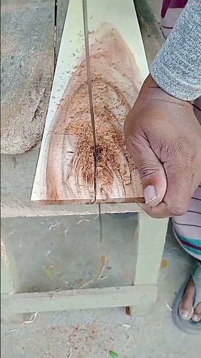 Wood Cutting Tutorial with Hand #Woodworking#Carpentry#HandSaw#WoodCutting#DIYProjects#CarpenterLife
