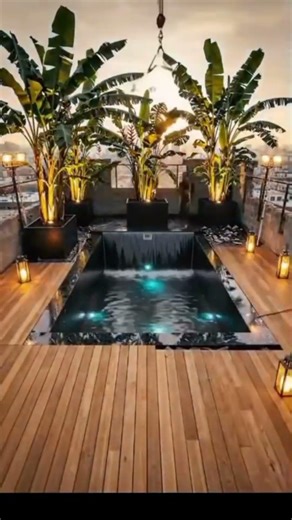 Most Beautiful Rooftop Pool In The World — Jungle Paradise Transformation ✨️ 🤍