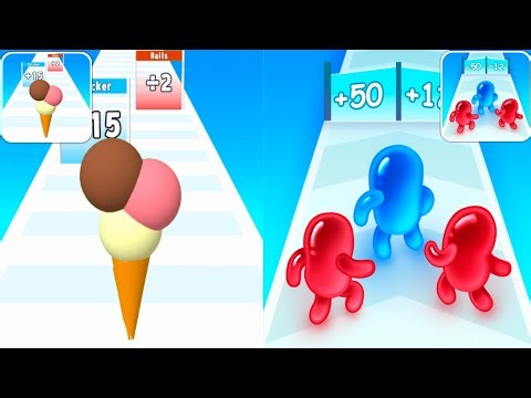 Ice Cream Rush vs Join Blob Clash 3D - Max Levels Unlocked Speedrun Gameplay