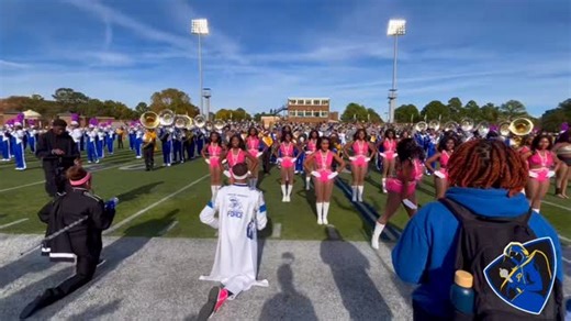 This weekend, the Phenomenal Marching Phantoms had the honor of performing alongside The Hampton University Marching Force during their 2025 Homecoming Halftime Show! 💙💛 In a special exchange of musical energy, both bands took the time to learn one another’s songs. Hampton University performed Phoebus’ arrangement of “Back That Thang Up” by Juvenile, arranged by Mr. Edgar T. Rawles III, HU Alum and Band Director at Phoebus High School. Phoebus performed Hampton’s arrangement of “Just Got Paid”