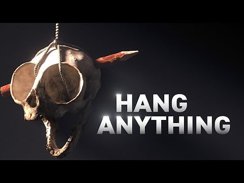 How to Hang and Wrap Objects with Ropes in C4D