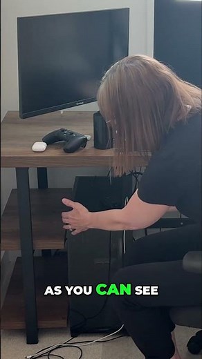 Teen Gamer Desk Upgrade! Easy Setup, HUGE Space! #shorts