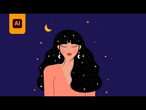 How to Draw a Character Illustration in Adobe Illustrator ✨