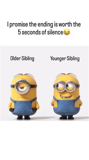 ℕ𝕖𝕩𝕒𝔸𝕟𝕚𝕞e✨ | Minions Take On Sibling Fights 😂 | Older vs Younger showdown! Watch these two go full Minion mode in the funniest sibling battle ever! 😆🔥... | Instagram