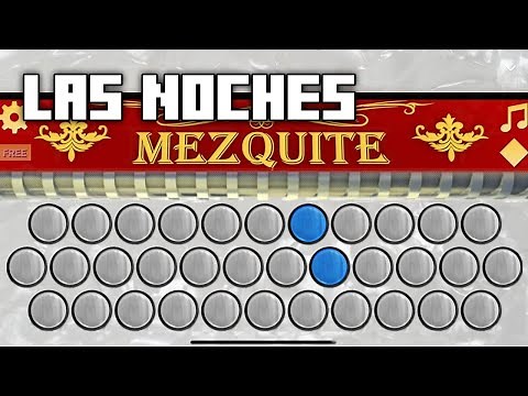 Las Noches | Junior H | Acordeón Mezquite | FÁCIL ♪♪