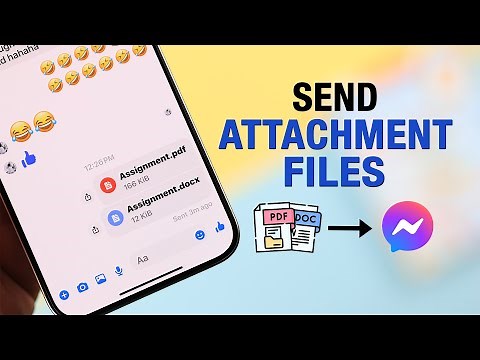 How To Send Attachment Files in FB Messenger!