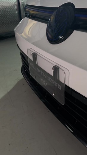 Dont let a license plate ruin your front bumper. #kollektivwerks #kw #kollektiv #badgeskins #thisisbs #vw #vwgolf #vwgti #golfr #golf #volkswagen #jetta #jettagli #vwjetta #vwgli #howto #diy #diyproject #fypシ