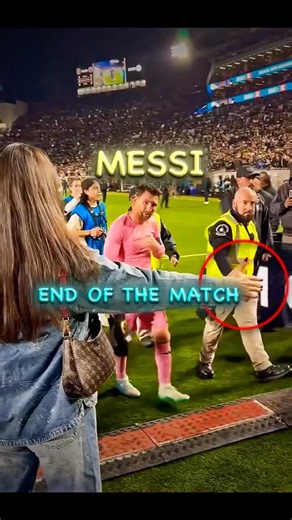 She Shocked after what Messi Did to her