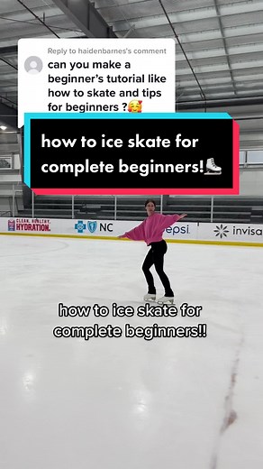 Easy Steps for Ice Skating Beginners!⛸️