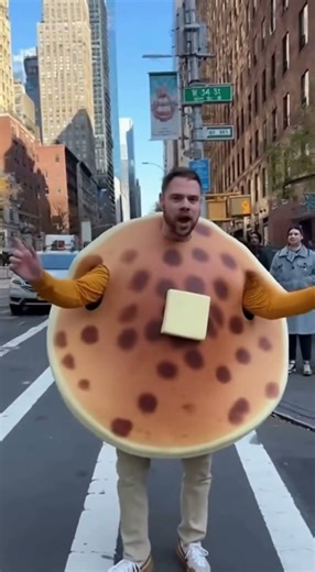 Pancake man #crazyman #laughoutloud #aicomedyshorts