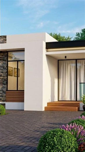 SIMPLE MODERN HOUSE 2 BEDROOMS 8 X 6 METERS #home #realestate #tinyhouse