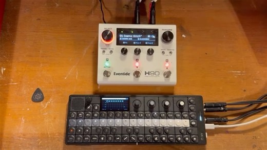Eventide Inc. on Instagram: "@2moneyruss ringing in the new year on a chill note with Cosmic Glitch, available in the latest H90 Harmonizer® Granular update 🌀"