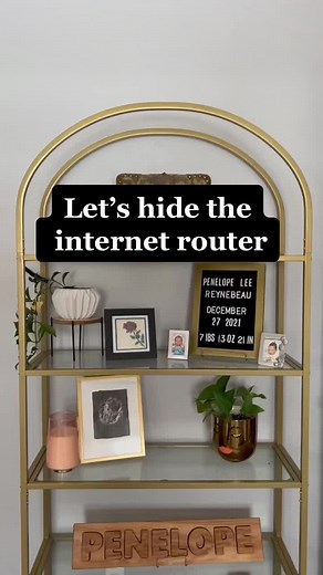 Creative Ways to Hide Your Internet Router | Nursery DIY Project