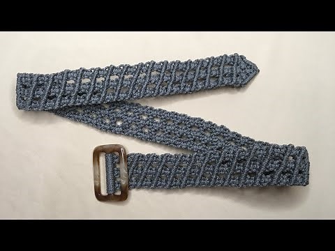 How to make a stunning macrame belt