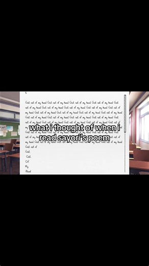 #ddlc #sayori #poem #dokidoki #fyp | poem