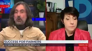 "They're frightened at this point." German MEP Christine Anderson: The European Union is in panic mode as more and more people realise the "man-made climate change" narrative is "a gigantic lie". "People no longer believe in that, and I think they're catching on to the fact that it's a gigantic lie." @wideawake_media | Linda Traitz