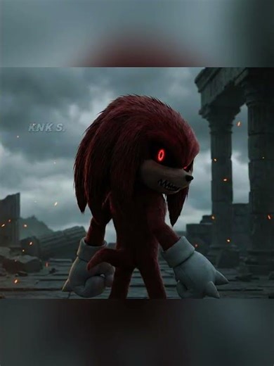 POV You Woke Him Up 👁️🔴 #KnucklesEXE #sonic #knuckles #knks