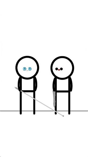 He Helped A Blind Man 😦 ( Animation Meme Remix ) #gojol #facts #shorts