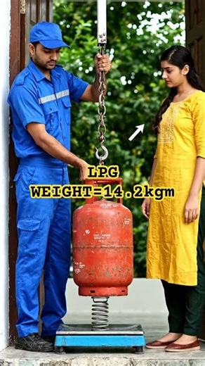 Wight of LPG ⛽️#trending #short #lpggascylinder #lpg #lpgcylinderprice