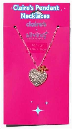Claire's Pendant Necklaces📿❤️