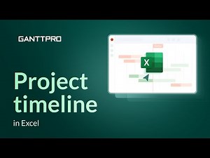 How to create a project timeline in Excel