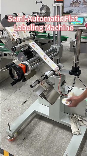 Semi Automatic Flat Labeling Machine | Efficient Labeling Solution