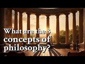 What are the 3 concepts of philosophy? | Philosophy
