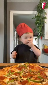 1M views · 38K reactions | Little cook Kobe, is a 1-year-old chef: with his mum by his side, he has become an expert at preparing more than 100 different dishes | Freeda En | Facebook