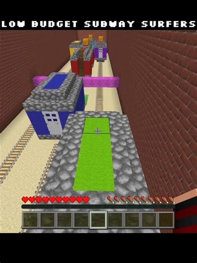 Low Budget Subway Surfers 🤯#minecraftshorts