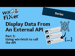 How To Display Data From an External API in WiX | Step 3: Using wix-fetch to Call the API | Velo