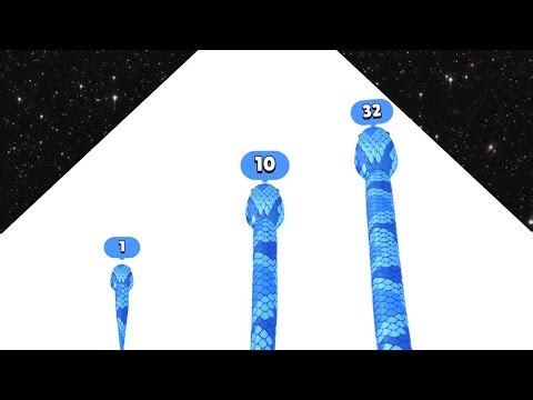 Snake Run 3D - Snake Run Race 3D Running Game - Level UP Gameplay Walkthrough Android Windy #1