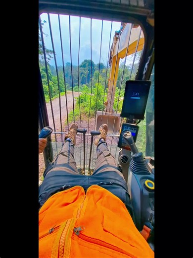 Heavy Machinery Operation: Front Loader in Action