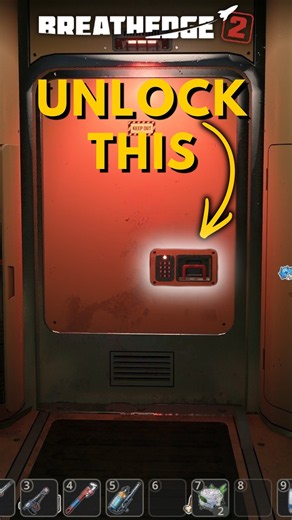 How to Unlock the Front Cab Door in Breathedge 2 #Breathedge2 #gamingguide #shorts #indiegames